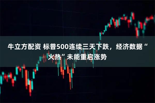 牛立方配资 标普500连续三天下跌，经济数据“火热”未能重启涨势